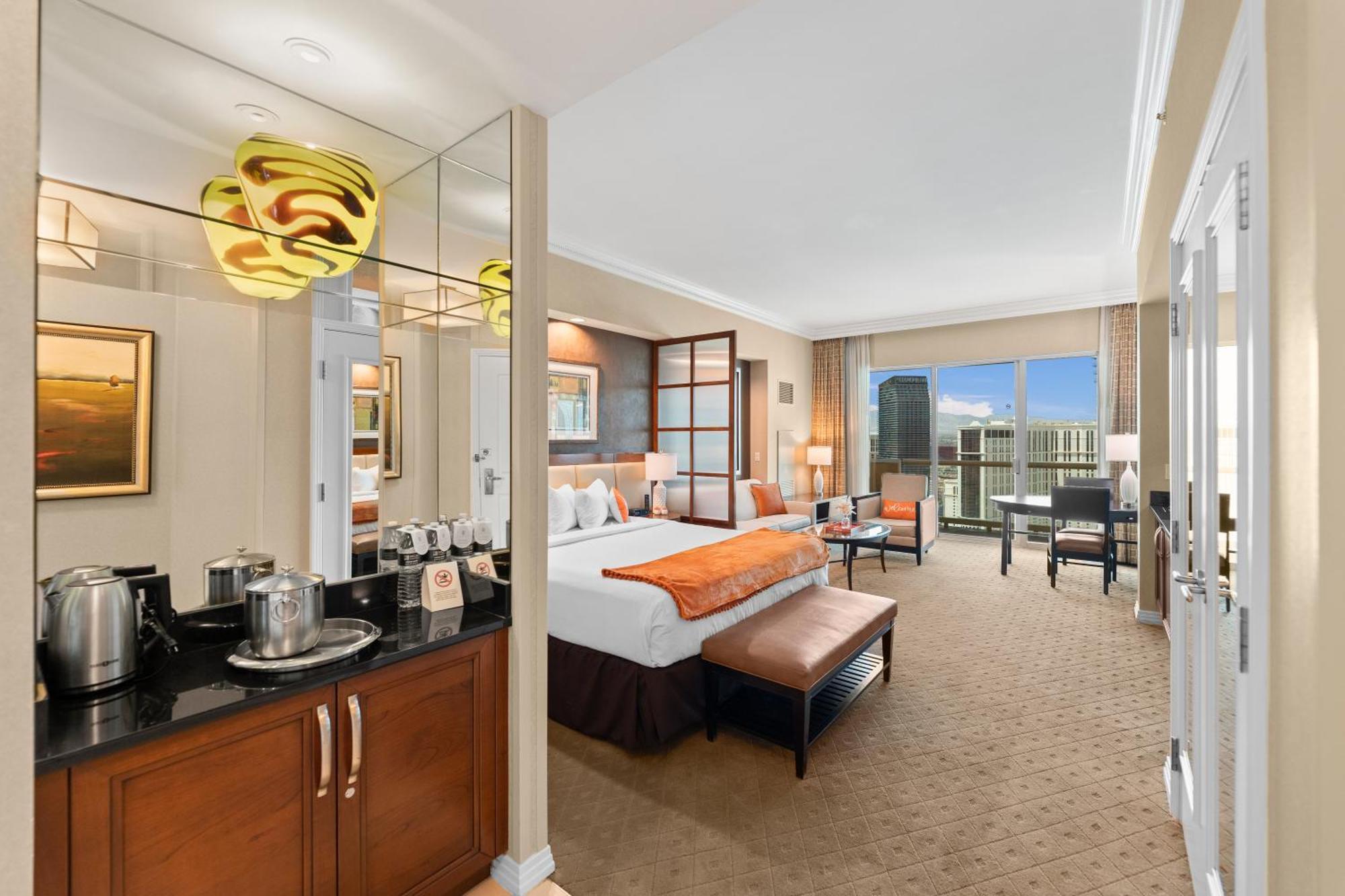 Lucky Gem Penthouse & Luxury Suites At Signature Resort, Balcony Strip View 2605 Las Vegas Buitenkant foto